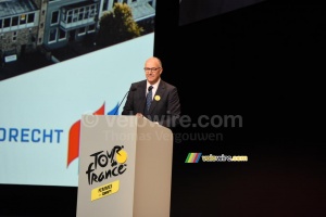 Ahmed Aboutaleb, Mayor of Rotterdam, start location of the Tour de France Femmes avec Zwift 2024 (7532x)