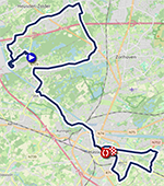 Le parcours du contre-la-montre relais mixte des Championnats d'Europe 2024