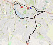 The race route of the mixed relay time trial of the World Championships Road Cycling Kigali 2025 The race route of the mixed relay time trial of the World Championships Road Cycling Kigali 2025