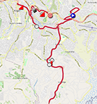 The race route of the men elite time trial of the World Championships Road Cycling Kigali 2025 The race route of the men elite time trial of the World Championships Road Cycling Kigali 2025