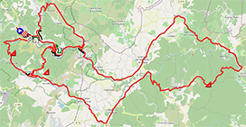 Le parcours de la troisième étape de l'Etoile de Bessèges - Tour du Gard 2025