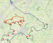 The race route of Danilith Nokere Koerse 2026