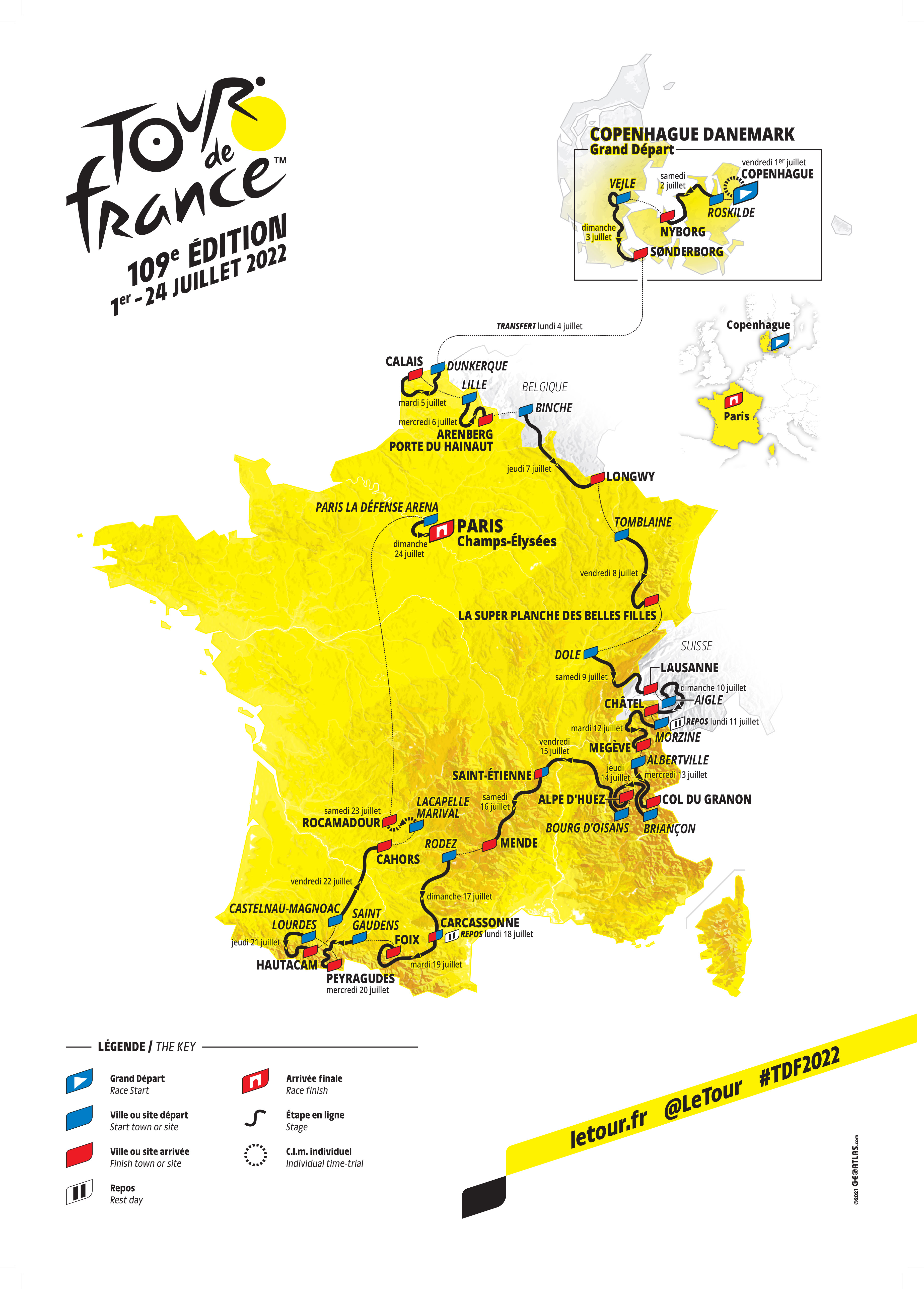 Le Tour de France 2022 a été présenté une Grande Boucle originale et