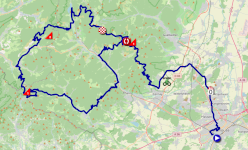 Le parcours de la quatorzième étape du Tour de France 2026 Le parcours de la quatorzième étape du Tour de France 2026