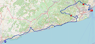 The race route of the second stage of the Grand Départ of the Tour de France 2026 The race route of the second stage of the Grand Départ of the Tour de France 2026
