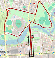 Het parcours van de zesde etappe van de Tour Down Under 2025