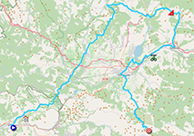 The race route of the seventeenth stage of the Tour of Spain 2025 The race route of the seventeenth stage of the Tour of Spain 2025