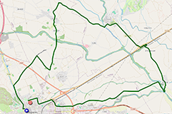 The race route of the fifth stage of the Tour of Spain 2025 The race route of the fifth stage of the Tour of Spain 2025