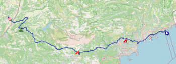 The race route of the second stage of the Tour of Spain 2026 The race route of the second stage of the Tour of Spain 2026