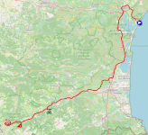 The race route of the third stage of the Tour of Spain 2026 The race route of the third stage of the Tour of Spain 2026