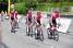 The EF Education-EasyPost team arrives as a group (601x)