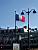 The French flag in front of metro line 6 (473x)
