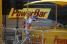 Koen de Kort (Skil-Shimano) gets something to eat at Powerbar (492x)