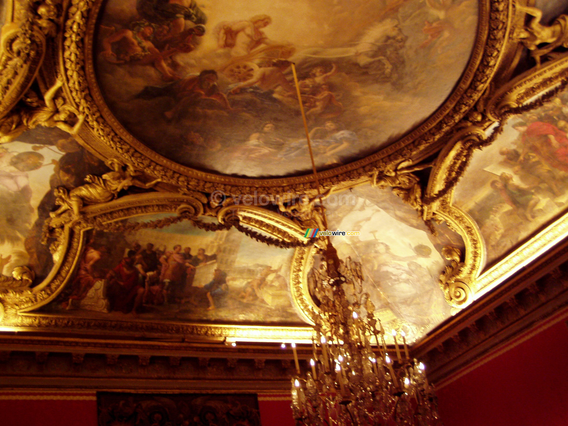 Photographs Ceiling Painting In The Castle Of Versailles