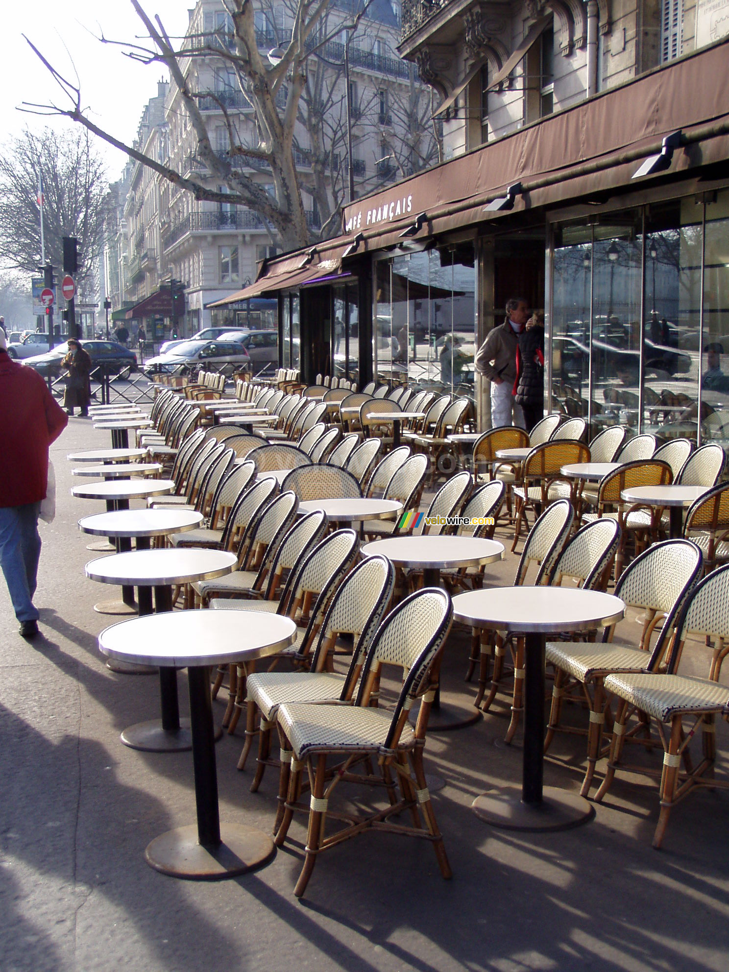 A Parisian outdoor caf