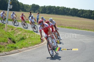 Tristan Valentin (Cofidis) en tête du peloton (650x)