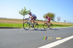 Julien Bérard (AG2R La Mondiale) & Mickaël Buffaz (Cofidis) (849x)