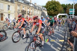 Yaroslav Popovych (Radioshack) at the start of Paris-Brussels (484x)