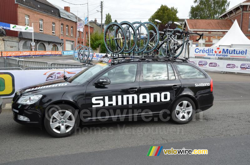 De Shimano neutrale materiaalwagen