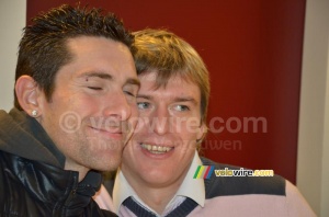 aren't they cute ... David Boucher & Yauheni Hutarovich (941x)