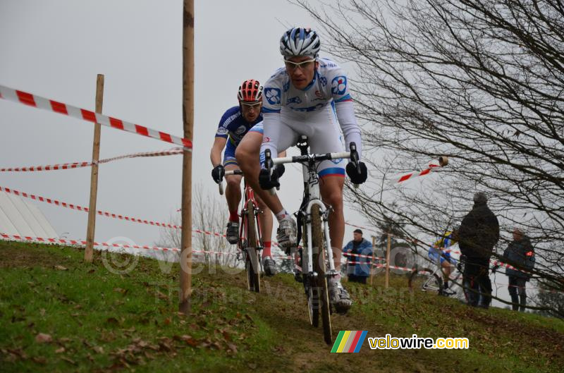 Jérémy Roy (FDJ) & Christophe Delamarre (Les Bleus de France)
