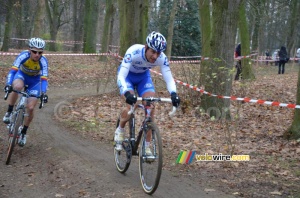 Sandy Casar (FDJ) in the woods (447x)