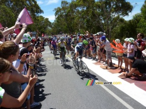 José Ivan Gutierrez (Movistar Team) & Simon Gerrans (GreenEDGE) (484x)