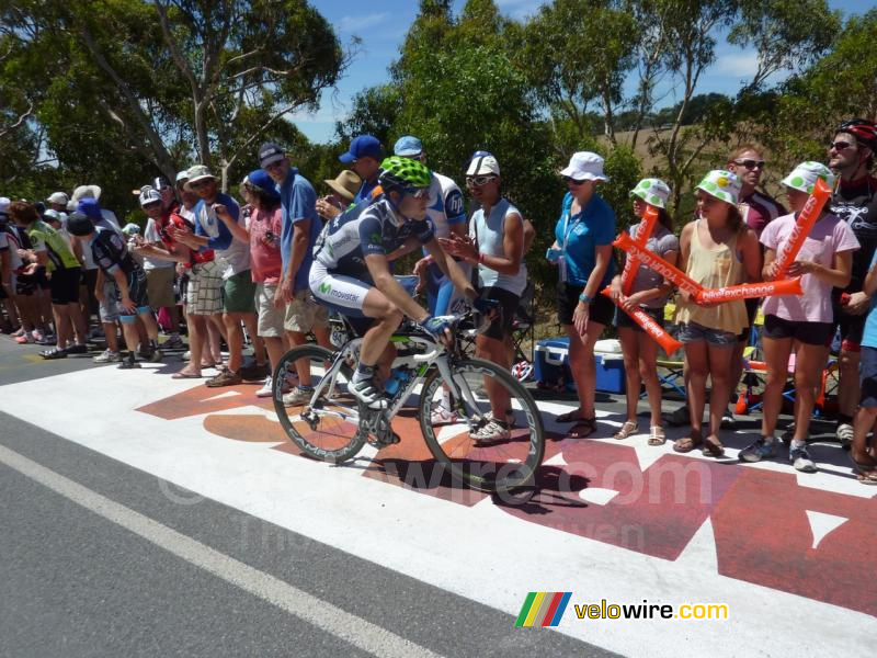 Angel Madrazo (Movistar Team) / Willunga Hill