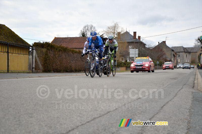 De kopgroep in Saint-Dizier-Leyrenne