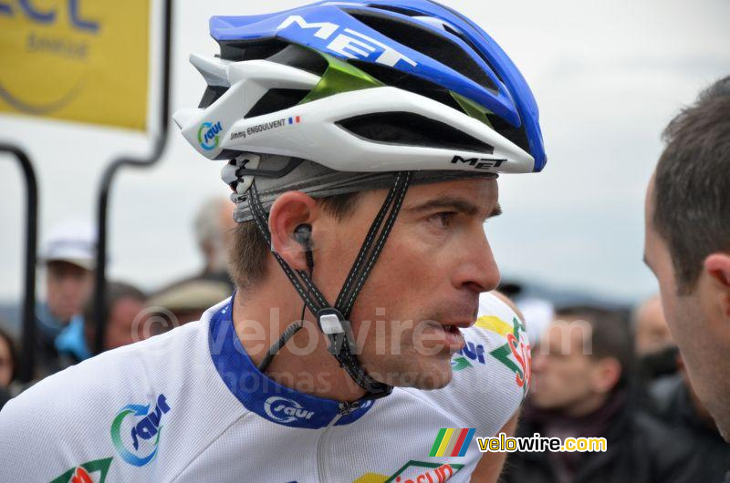 Jimmy Engoulvent (Saur-Sojasun) na de finish
