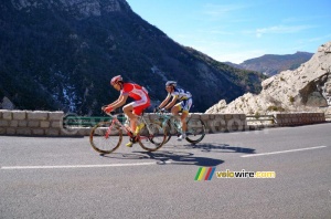 Rein Taaramae (Cofidis) & Thomas de Gendt (Vacansoleil) (709x)