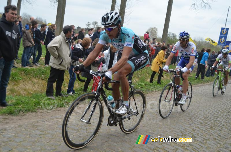 Gert Steegmans (Omega Pharma-QuickStep) & Laurent Mangel (Saur-Sojasun)