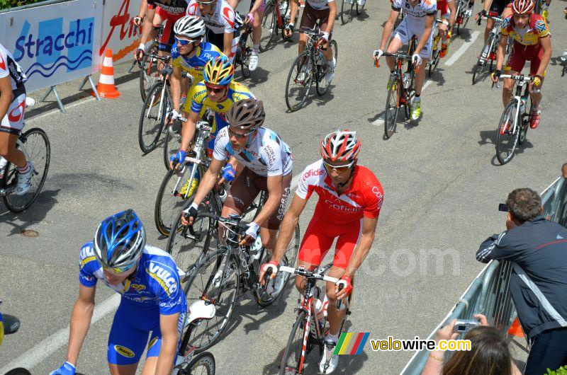 David Moncoutié (Cofidis) aan de start