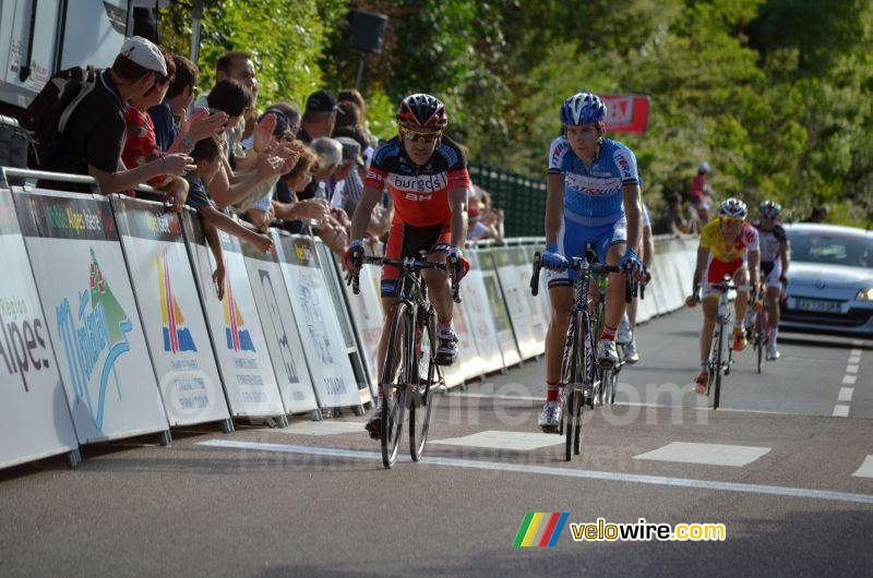 David Belda Garcia (Burgos BH) & Sergey Pomoshnikov (Itera-Katusha)