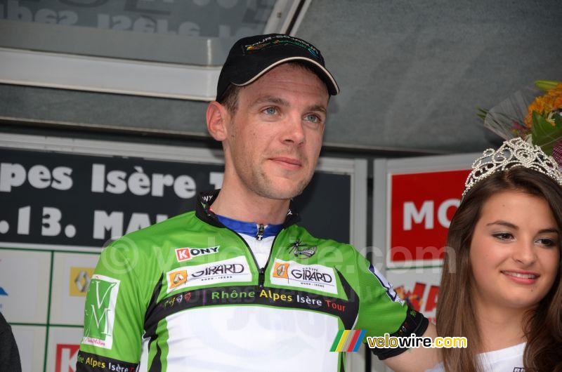 Paul Poux (Saur-Sojasun) in het groen