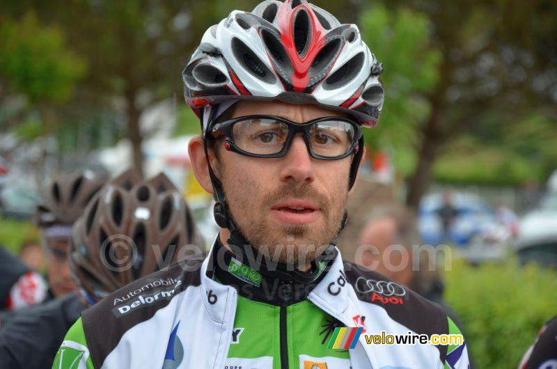 Frédéric Talpin (VC Caladois) in het groen