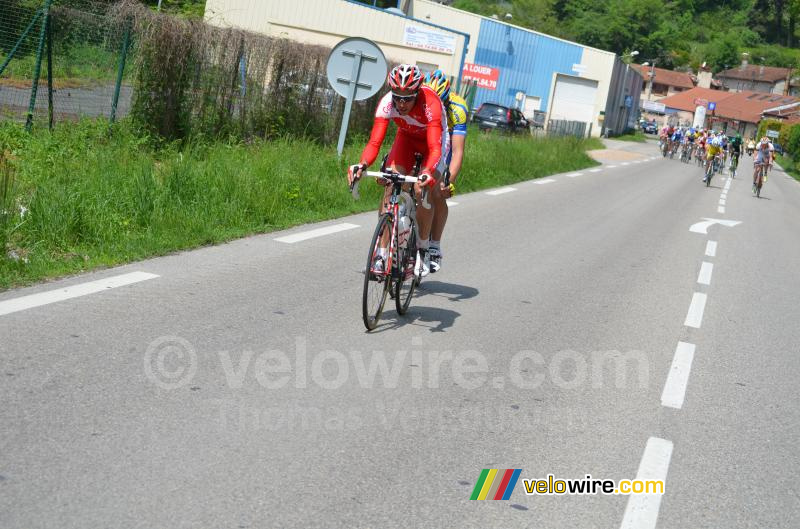 Rémy di Grégorio (Cofidis) probeert te ontsnappen