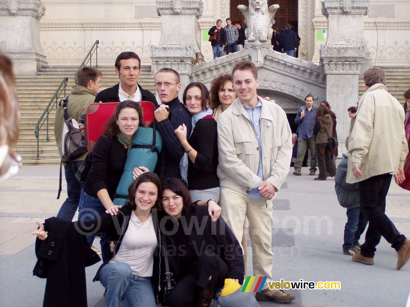 Marie, Barbara, Anne-Cécile, Stefan, Bernard, Florent, Marie-Laure en Marie-Laure