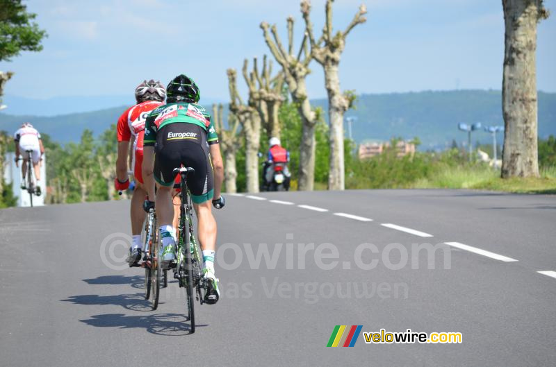 Angelo Tulik ziet Eric Berthou ervandoor gaan