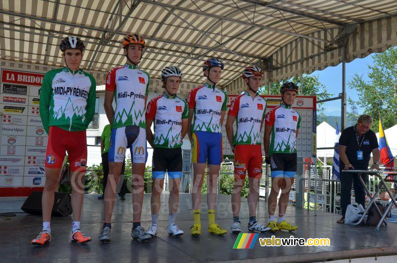 De ploeg Midi-Pyrénées