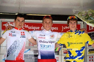 The podium of the Classique des Alpes Juniors (410x)