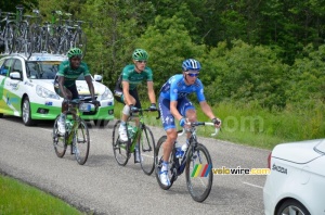 David Tanner (Saxo Bank), Pierre Rolland & Kevin Reza (Europcar) (703x)