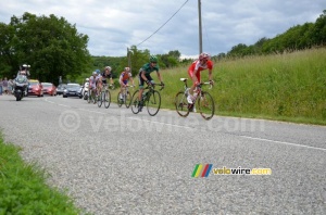 The leading group with 6 riders (595x)