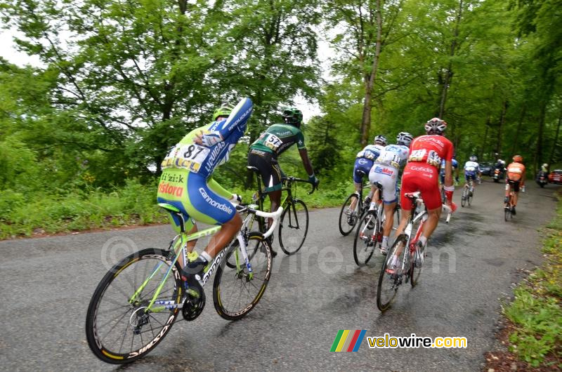 De kopgroep op de Grand Colombier (2)