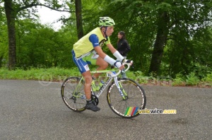 Daniele Ratto (Liquigas-Cannondale) on the Grand Colombier (988x)