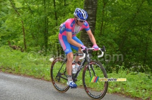 Daniele Pietropolli (Lampre-ISD) sur le Grand Colombier (745x)