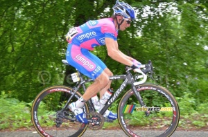 Daniele Pietropolli (Lampre-ISD) sur le Grand Colombier (2) (797x)