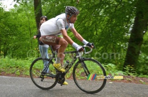 Christophe Riblon (AG2R La Mondiale) on the Grand Colombier (708x)