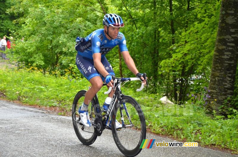 Jonathan Cantwell (Saxo Bank) op de Grand Colombier