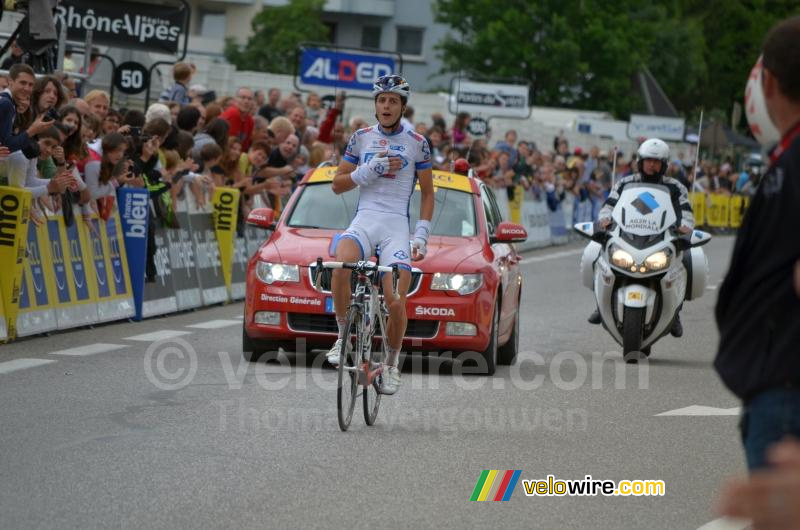 Arthur Vichot (FDJ-BigMat) viert zijn overwinning